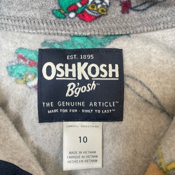 Three Oshkosh B’gosh fleece sweaters. Like new condition. $40 for all. - Picture 4 of 7